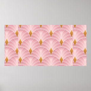 Art decor pattern. Vintage wallpaper. Japanese or