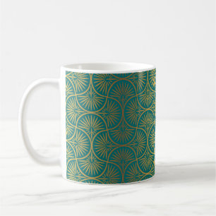 Art decor pattern. Vintage wallpaper. Japanese or Coffee Mug