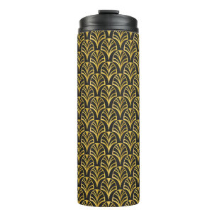 Art decor pattern. Vintage wallpaper. Japanese or Thermal Tumbler