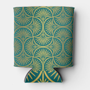 Art Decor Vintage Oriental Wallpaper Can Cooler