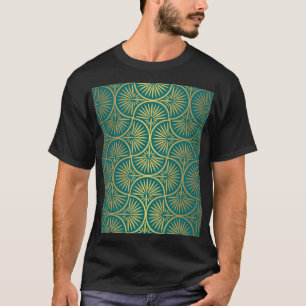 Art Decor Vintage Oriental Wallpaper T-Shirt