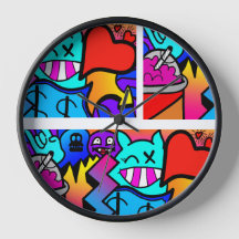 art design clock