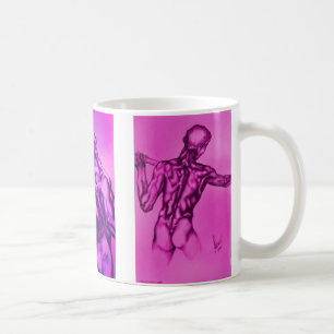 art design coffee mug figure drawing