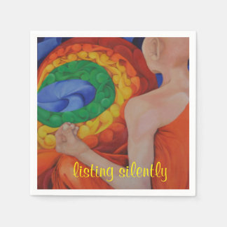 art designer conversation napkin