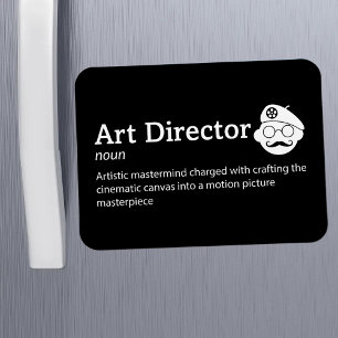 Art Director Definition - Film Artist 3" x 4" Flex Magnet