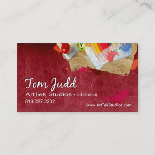 Art Director: Design Studio Graphic Artist Painter Business Card