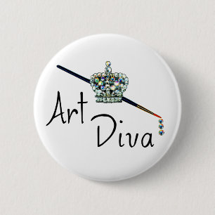"Art Diva" Button