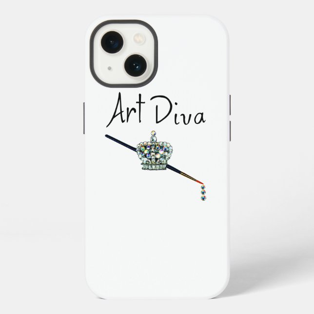 “Art Diva”  iPhone Case (Back)