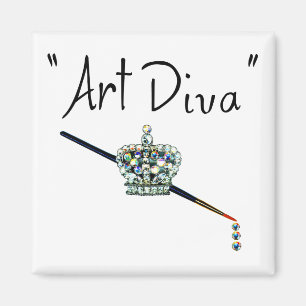 "Art Diva" Magnet