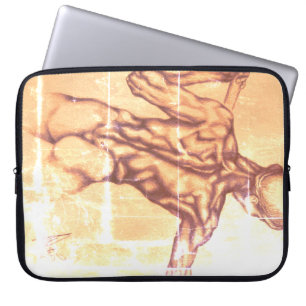 Art drawing laptop sleeve old masters