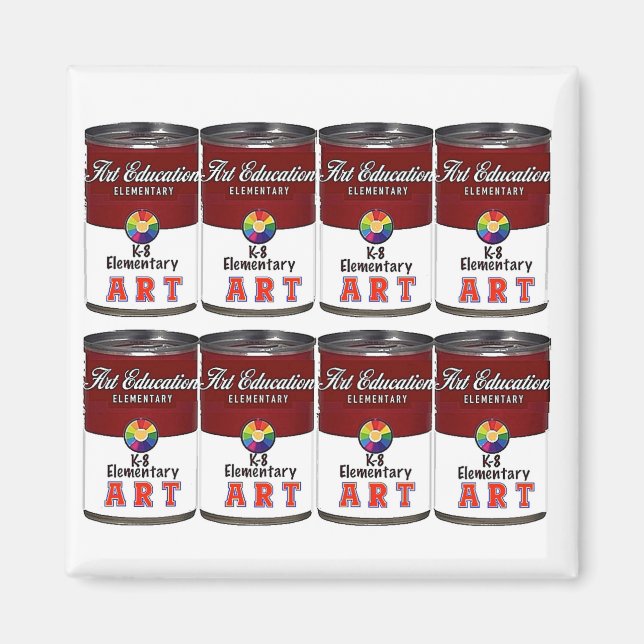 Art Education, Pop Art - Magnet (Front)