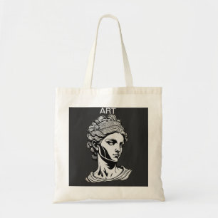 Art Enthusiast Bag white and black outline inspire