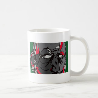 Art Face Print Coffee Mug