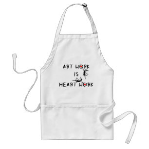 Art Fairies: Art Work Is Heart Work Standard Apron