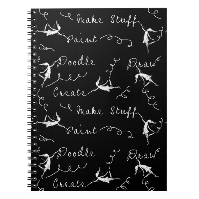 Art Fairies At Work Notebook (Front)