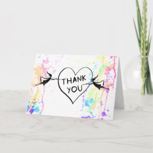 Art Fairies: Thank You Heart Card