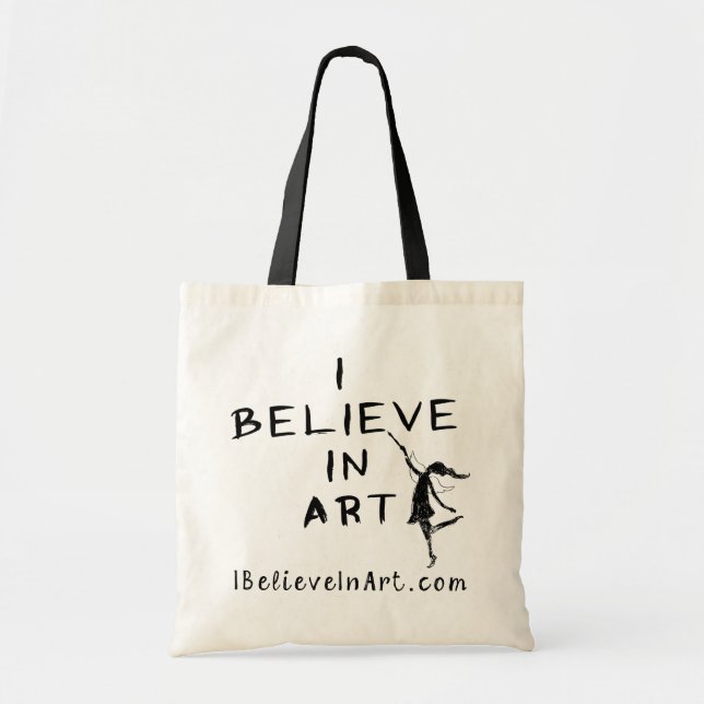 Art Fairy: I Believe In Art Promotional Tote Bag (Front)