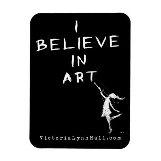 Art Fairy: I Believe In Art Promotional Value Magnet