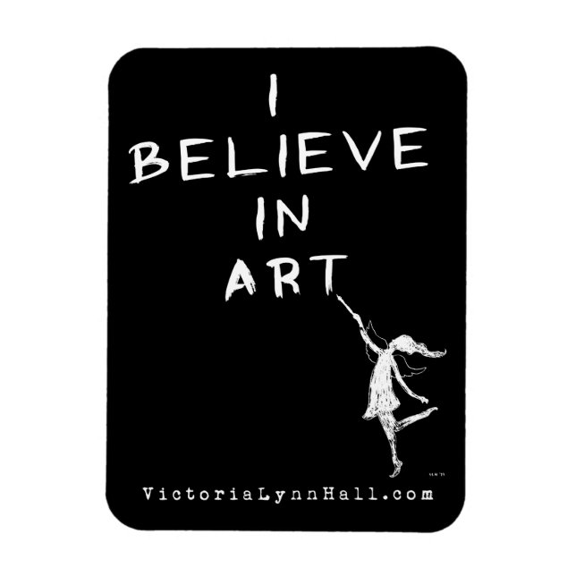 Art Fairy: I Believe In Art Promotional Value Magnet (Vertical)