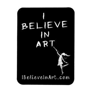 Art Fairy: I Believe In Art Promotional Value Magnet