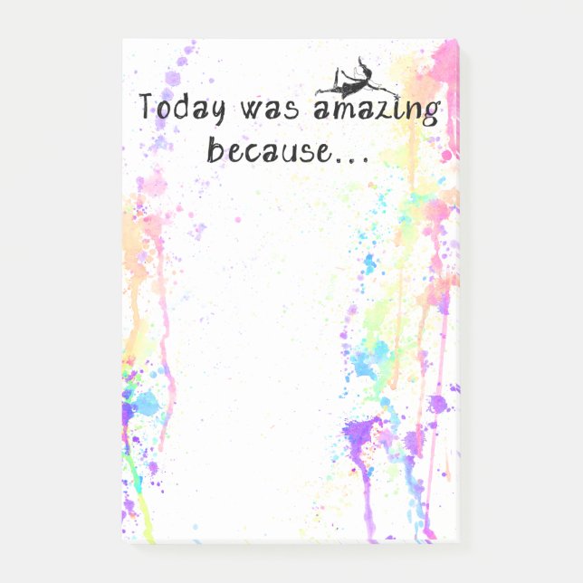 Art Fairy: Today Was Amazing Because Post-it Notes (Front)