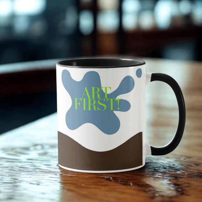 Art First! Bold Colour Splash Mug (Creator Uploaded)