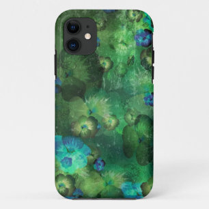 Art floral grunge background pattern iPhone 11 case