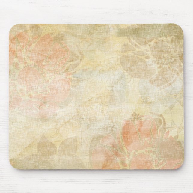art floral grunge background pattern mouse mat (Front)