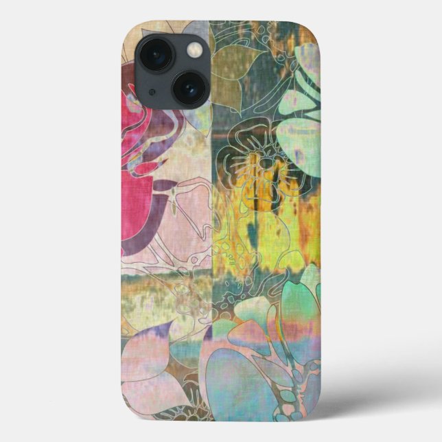 Art floral grunge pattern Case-Mate iPhone case (Back)