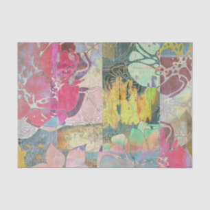 Art floral grunge pattern tissue paper