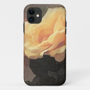 art floral vintage background in pastel colours iPhone 11 case
