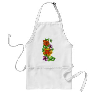 Art flower apron