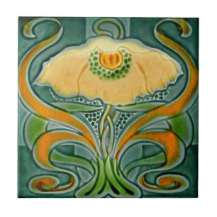 art flower tiles