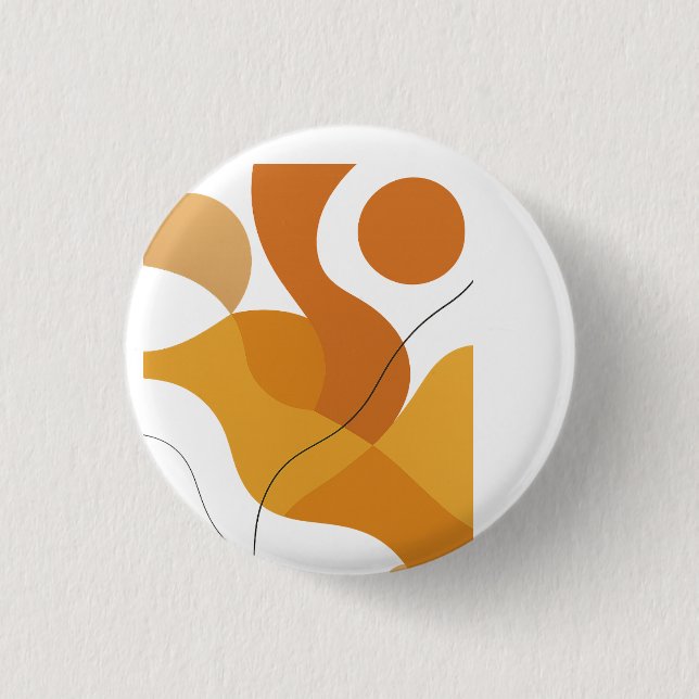 art for art modern  3 cm round badge (Front)