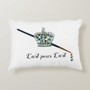 “Art For Art’s Sake!” French Accent Pillow