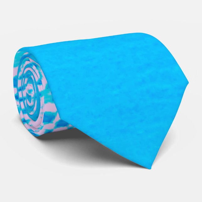 Art for Oceans Aqua Tie (Rolled)