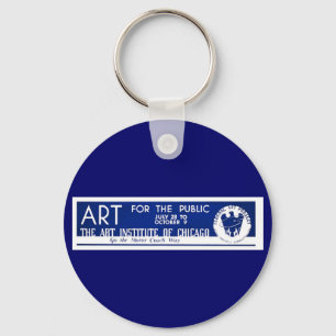 Art for the Public  - WPA Poster - Key Ring