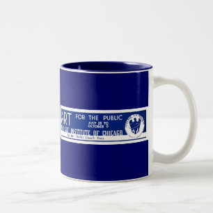 Art for the Public  - WPA Poster - Two-Tone Coffee Mug