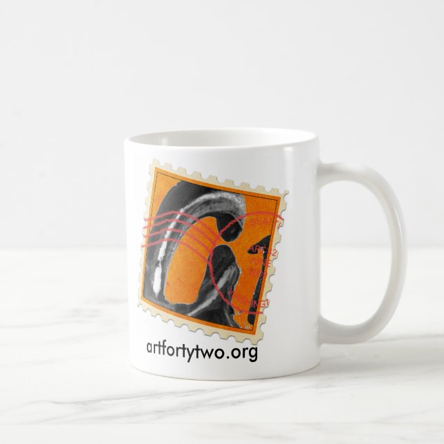 Art Forty-Two Stamp Mug (Right)