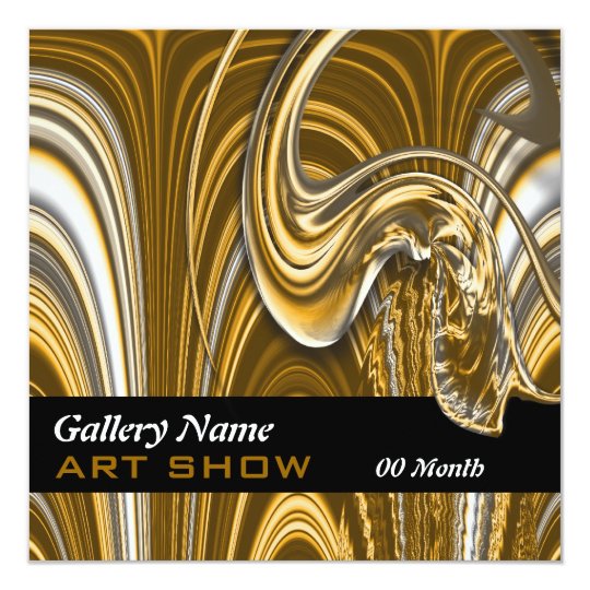 Art gallery show CUSTOMIZABLE Card
