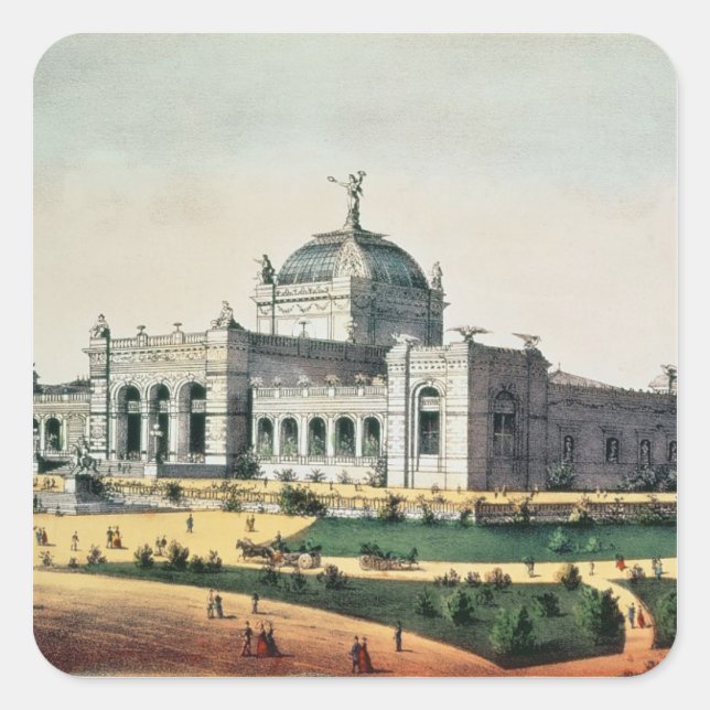 Art Gallery Square Sticker (Front)