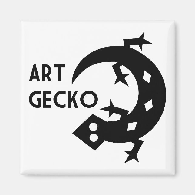 Art Gecko Magnet (Front)