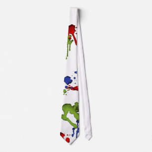 Art Geek Paint Splatter Tie