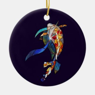 Art Glass Koi Fish  ORNAMENT