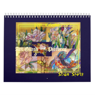 Art Glass Pictures of Stained Glass (2011) Calendar