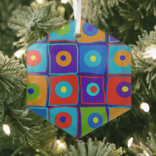Art Glass Tree Decoration