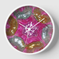 Art Glass Yummy Candy Bubble Gum Pink Jewel