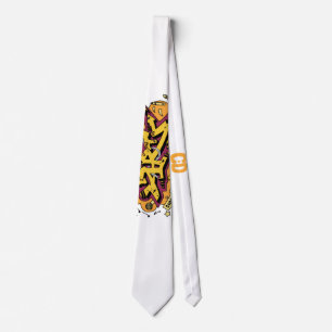 Art graffiti hand drawing tie