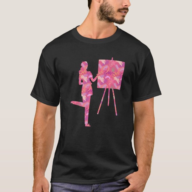 Art Graphic Painting Painter Paint Artwork Artist  T-Shirt (Front)