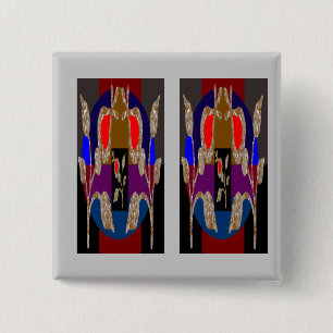 Art Graphics n photography gifts 15 Cm Square Badge